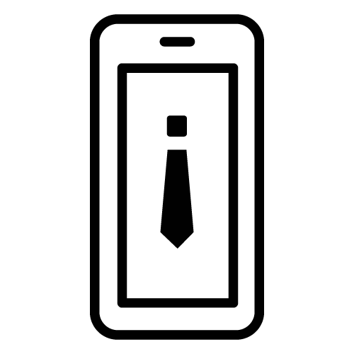 Phone w/ FA logo icon